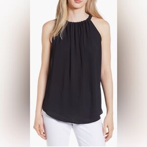 Gibson Maroma black halter top blouse Size XL